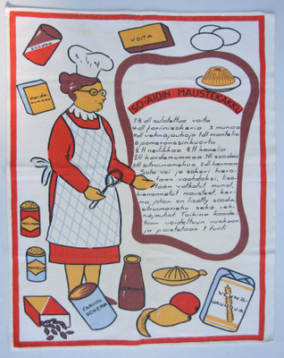 Keittiöliina Iso-äidin maustekakku Vintage