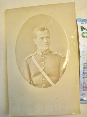 Kabinetti Kuva Venäjän Suomalainen Upseeri HYVÄ Suku 1880