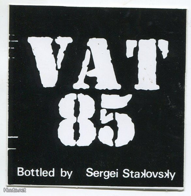 Retro - Vanha tarra - VAT 85