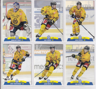 2017-18 Cardset Series 2 Lukko Team Set 12 korttia (277-288)