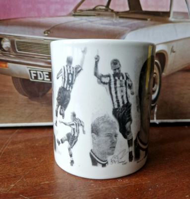 Alan Shearer Newcastle Unitedin hieno muki