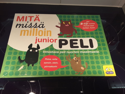 Peliko Mitä Missä Milloin Junior lautapeli