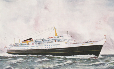 LAIVAKORTTI - M/S KONINGIN WILHELMINA