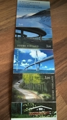 Postimerkkivihko - Tie / Tielaitos 200v 1999