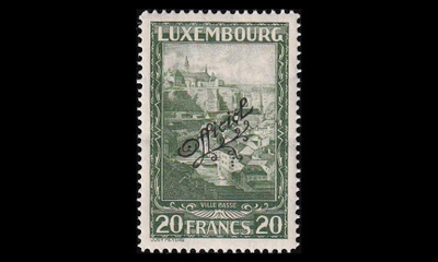 Luxemburg 174 ** Virkamerkki maisema 20 Fr (1931)