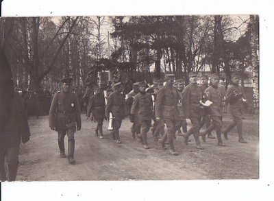 VANHA Valokuva Suojeluskunta Kuopio 1919 HYVÄ Provenienssi