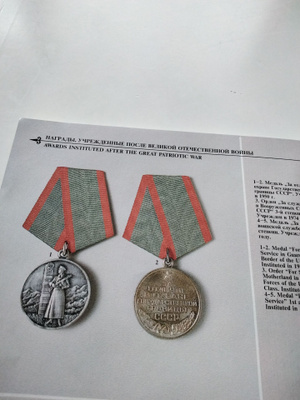 Kirja Russian and soviet military awards.