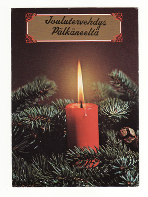 Postikortti, PÄLKÄNE, Joulutervehdys