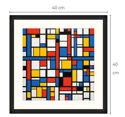 Uusi uniikki abstrakti art print taulu 40 cm x 40 cm