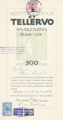 OKK 1923 Tellervo Kotiteollisuus Oy, Helsinki