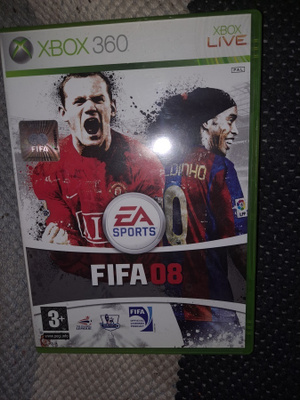 Xbox 360 Fifa 08 videopeli CIB