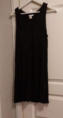 Musta trikoomekko H&M koko S