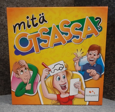 Mitä otsassa. Piirustuspeli loppuunmyyty