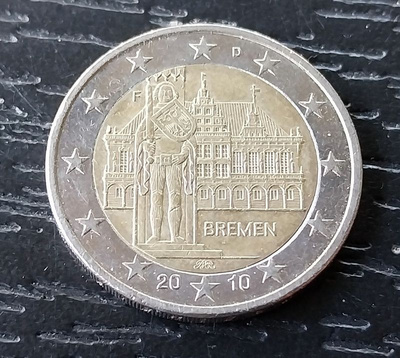Saksa Bremen juhlaraha 2€ erikoiseuro 2010