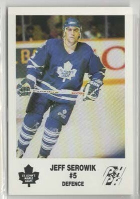 Jeff Serowik 92-93 St. John's Maple Leafs Team Issue
