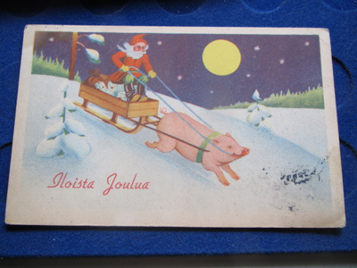 Iloista joulua. Postikortti