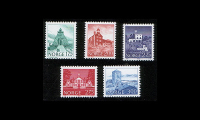 Norja 855-9 ** Käyttösarja rakennuksia (1982)