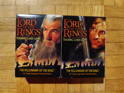 The Lord of the Rings trading card game tyhjät pakat