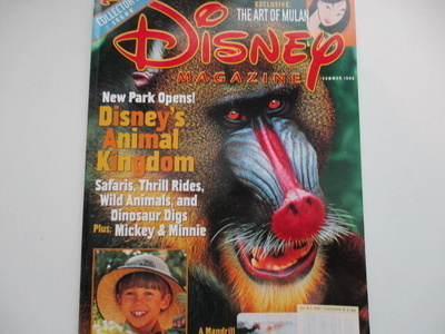 DISNEY MAGAZINE SUMMER 1998