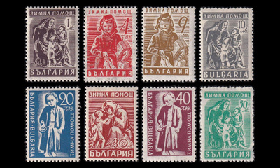 Bulgaria 574-81 * Talviapu (1946)