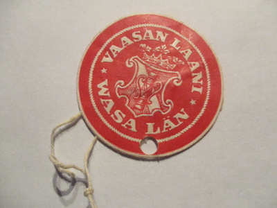 VANHA SINETTI - VAASAN LÄÄNI VASA LÄN (AB5)