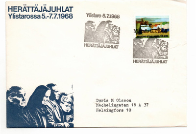 Ylistaro: Herättäjäjuhlat (erikoisleima 5.7.1968)