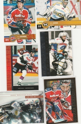 2005/06 Cardset perus ja erikoiskortit alk. 0,25e