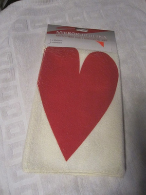 Mikrokuituliina 2 kpl 30 x 30 cm ja 40 x 60 cm