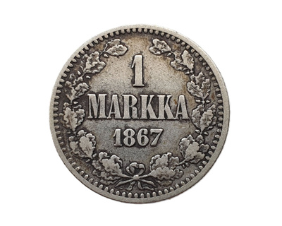 Suomi 1 markka 1867
