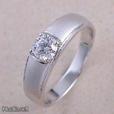 4 .. 9k Kulta Classic CZ Wedding Bridal .. Sormus