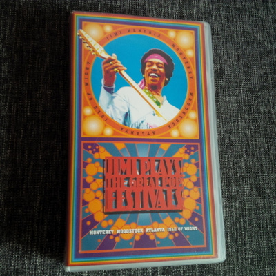 Jimi Hendrix plays the great pop festivals (VHS)