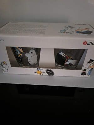 Iittala Muumi Juomalasit  Käyttämättömät(2011-2012)