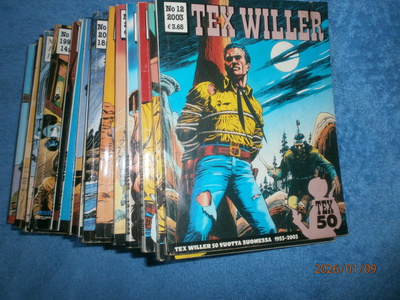 TEX WILLER LEHTIÄ  17kpl