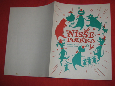 Nuottivihko - NISSE POLKKA joululaulu 1953