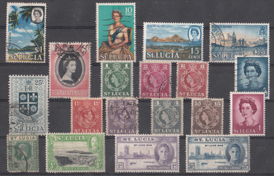 SAINT LUCIA wanhaa siirtomaa-ajalta