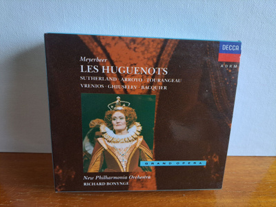 Meyerbeer:Les Huguenots-Bonynge,Sutherland ym. 4CDBox