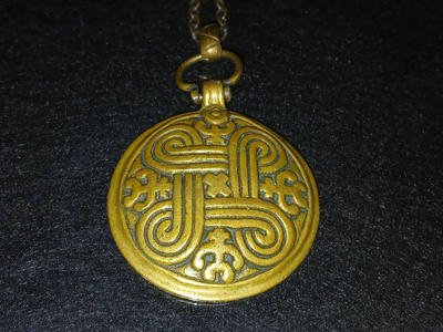 ISO vintage, Kalevala Koru Hannunvaakuna kaulakoru Pronssi