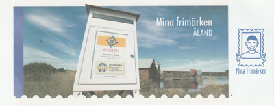 Ahvenanmaa v 2006 OMAKUVAPOSTIMERKKIVIHKO, postituore