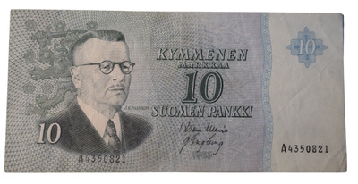 10 Markkaa 1963 ilman Litt A4350821
