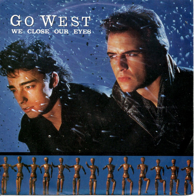 GO WEST: We Close Our Eyes / Missing Persons  7"kk