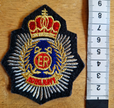 Vintage kangasmerkki Royal Navy