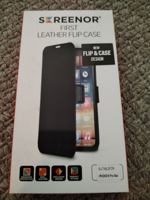 First leather flip case iPhone 16 pro max