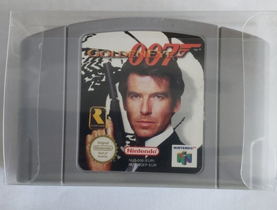 * 007 Goldeneye N64 PAL + Uusi Suojakotelo Lue Kuvaus