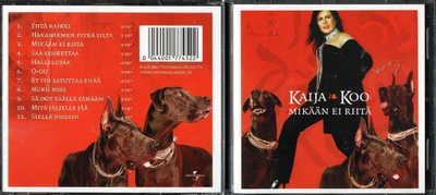 KAIJA KOO . CD-LEVY . MIKÄÄN EI RIITÄ