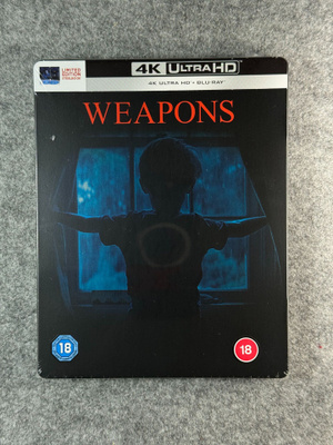 Weapons 4K UHD Limited Edition Steelbook UK fi-txt