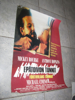 EPÄTOIVON TUNNIT - ROURKE / HOPKINS - ORIG ELOKUVAJULISTE