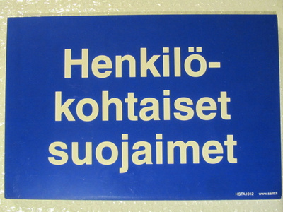 Kilpi • Henkilökohtaiset suojaimet
