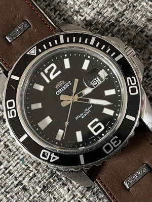 Orient sukelluskello  44mm. Nato rannekkeella