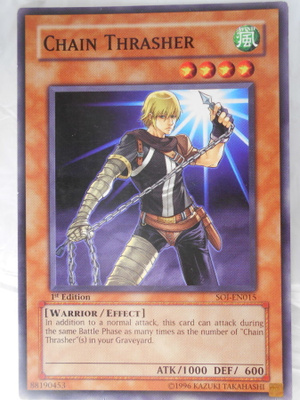 Yu-Gi-Oh hirviö Chain Thrasher