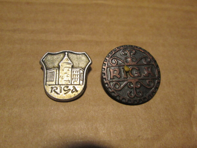 CCCP (Latvia): kaksi vintage Riga-pinssiä